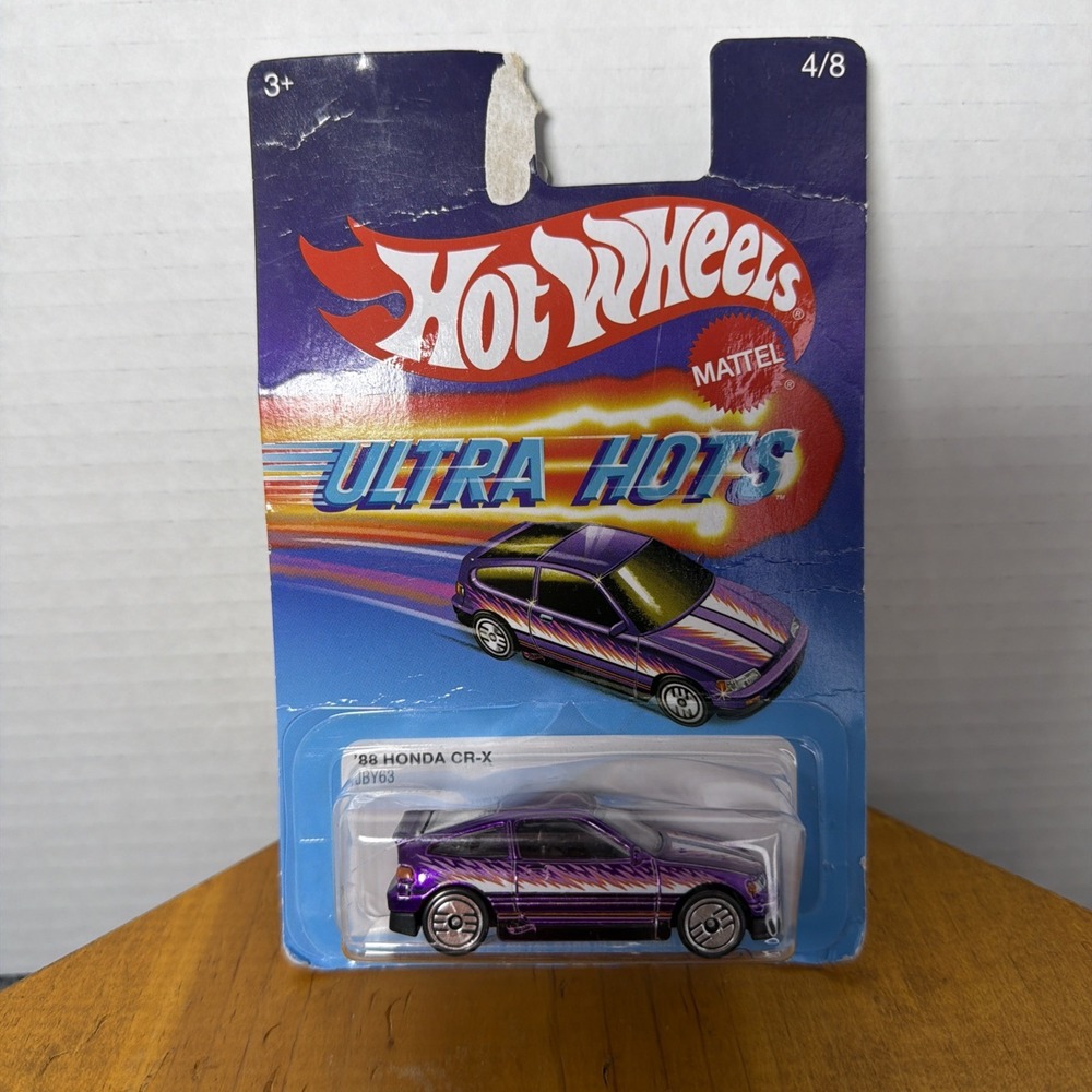 Hot Wheels Ultra Hots '88 Honda CR-X 4/8 Target‎ Exclusive Purple